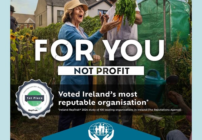 Voted most reputable organisation in Ireland RepTrak® 2024