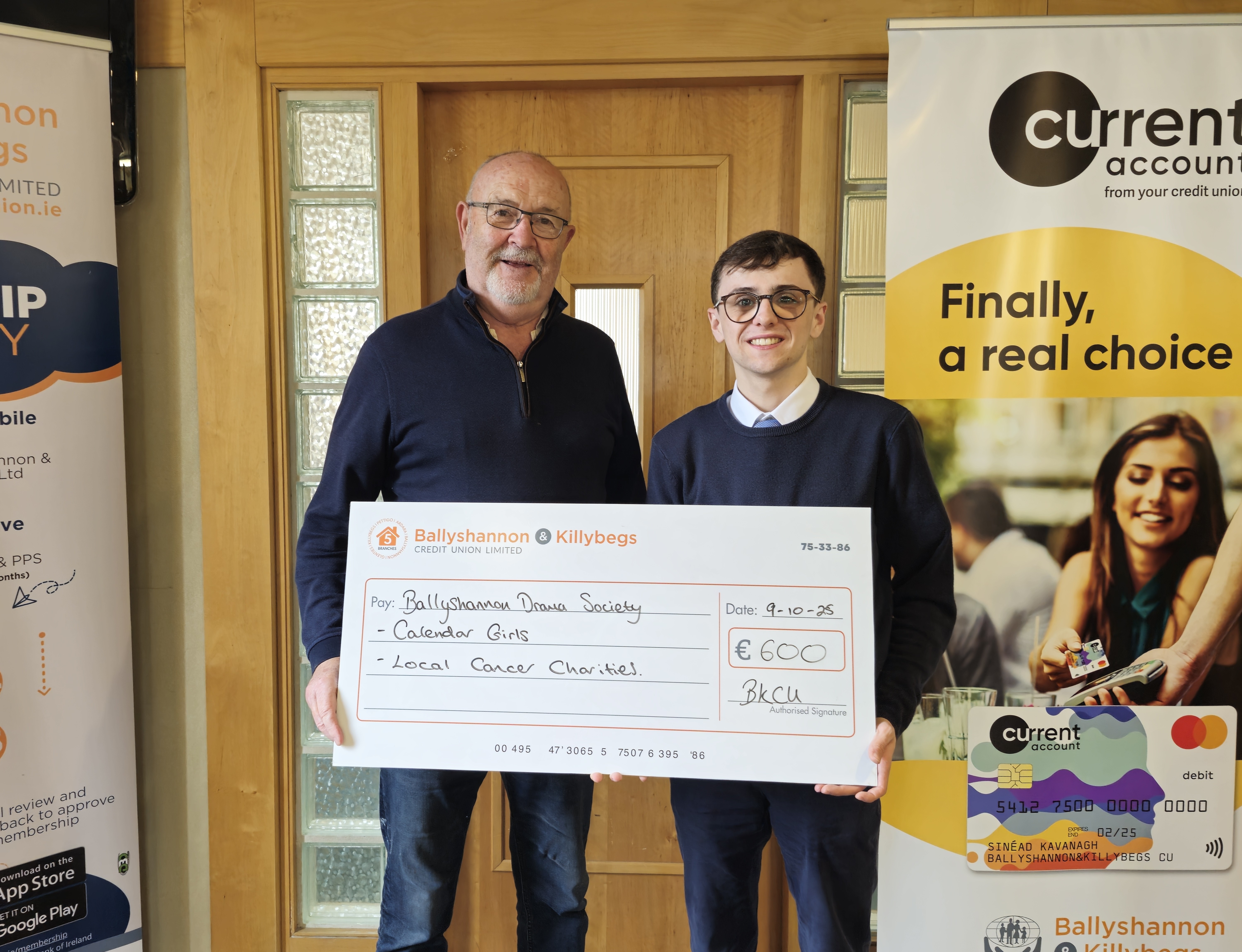 Ballyshannon Drama Society Calendar Girls Donation