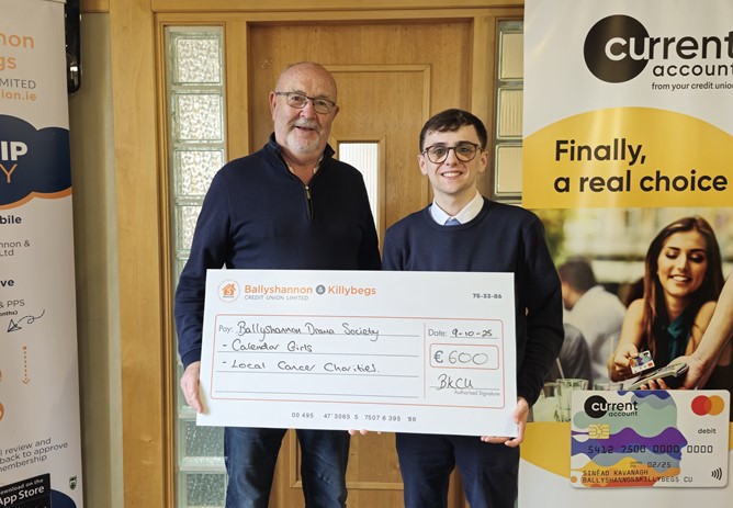 Ballyshannon Drama Society Calendar Girls Donation