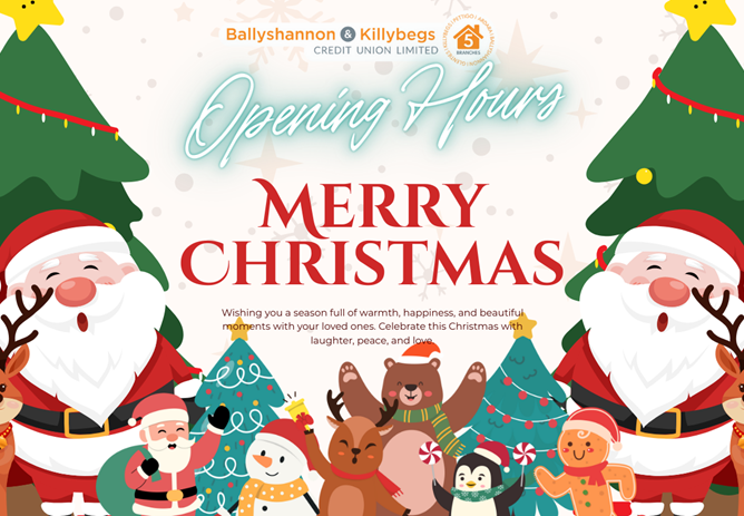 Christmas Opening Hours 2025